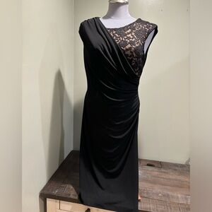 Size 10 Women’s Connected Apparel Black Sleeveless Dress